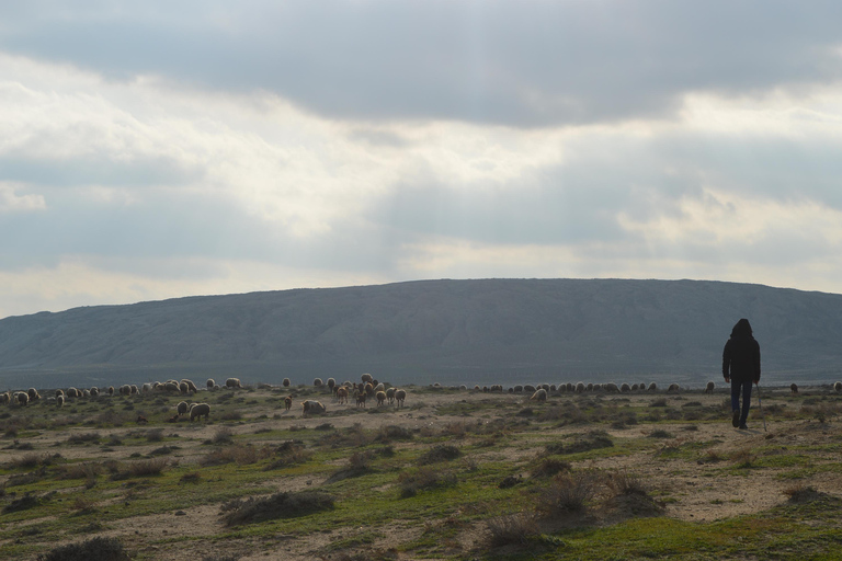 Gobustan, lervulkan, brinnande land och eldtempel