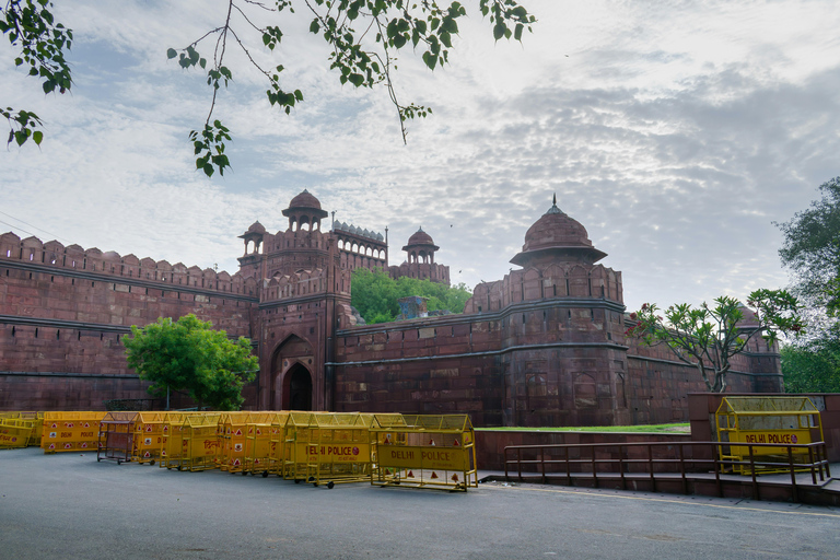 Geluids- en lichtshow van het Rode Fort met wandeltour door Old Delhi