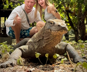 Labuan Bajo: Komodo en Pink Beach 2-daagse rondvaart met gedeelde boot