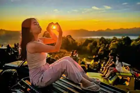 Ubud : Jeep au lever du soleil sur le Mont Batur avec visite de la lave noire