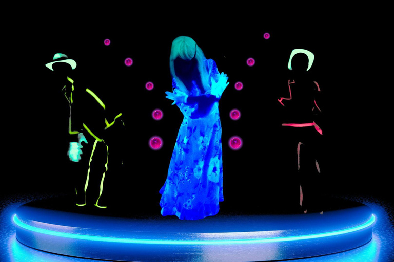 Prague: Underground Black Light Theatre Interactive Show