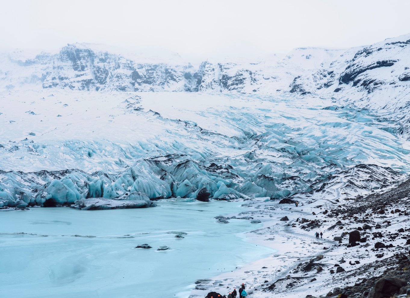 Reykjavik: Sydkysten, vandretur på gletsjer og nordlys – kombination