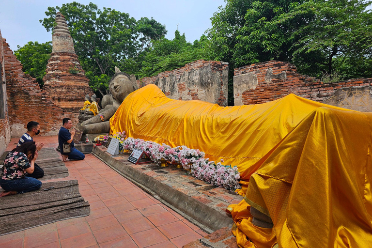 Pattaya: Dagsutflykt till Ayutthaya med privat Longtail Tour