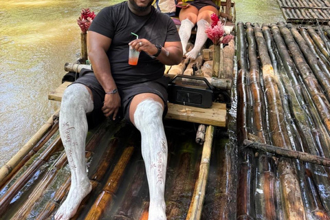 Bamboo Rafting w/ Limestone Massage Montego Bay Jamaica Transportation Only
