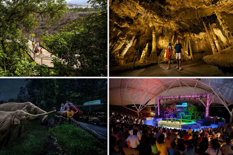 Singapore: Rainforest Wild Asia and Night Safari Guided Tour Rainforest Wild ASIA & Night Safari Guided Tour