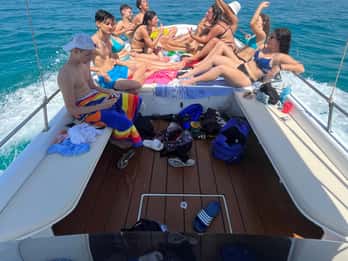 Gallipoli: Tour in barca di 3 ore con aperitivo, snorkeling, musica e sup