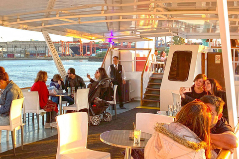 布宜诺斯艾利斯：含开放式酒吧的拉普拉塔河日落巡游1 小时游览