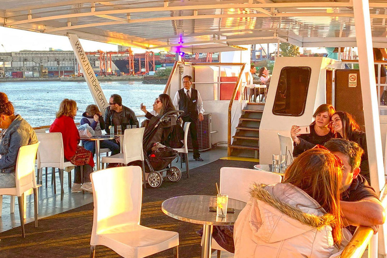 布宜诺斯艾利斯：含开放式酒吧的拉普拉塔河日落巡游1 小时游览