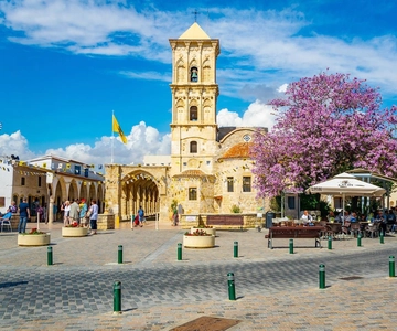 From Paphos: Larnaca Highlights Tour with Lefkara & Nicosia