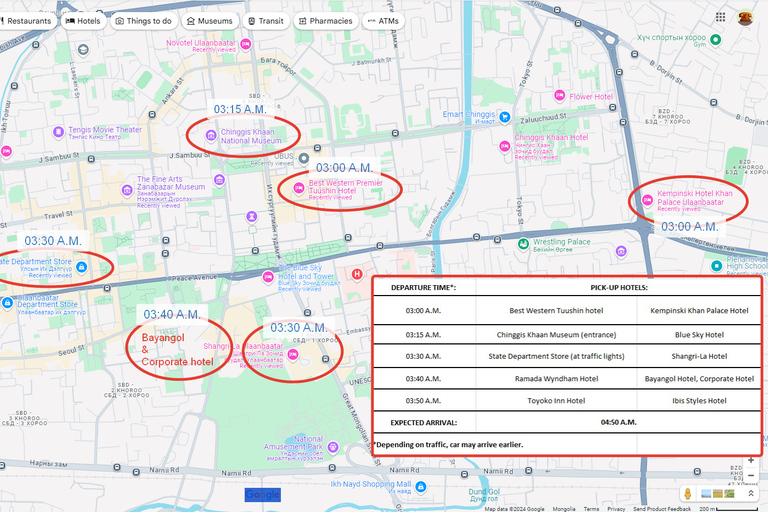 Ulaanbaatar: Airport Shared Shuttle 2025 -cheapest you find! Pick-up FROM City TO Airport (Drop Off At Airport)