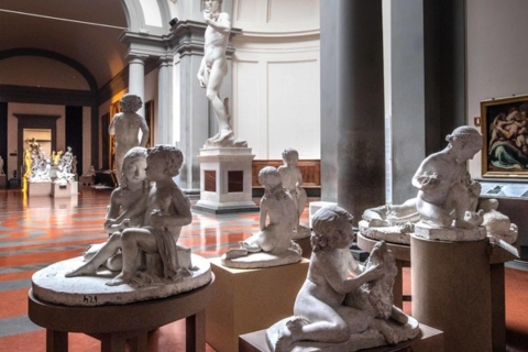 Florenz: Uffizien- und Accademia-Tour ohne AnstehenSpanischer Besuch: Accademia vormittags & Uffizien nachmittags