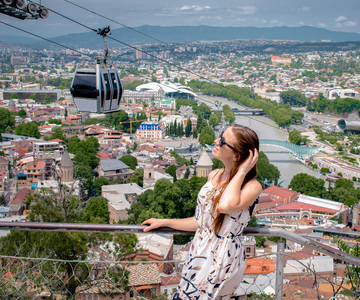 Tiflis: Geführte Stadtführung durch die alte und neue Stadt mit 2 Seilbahnfahrten