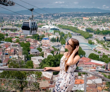 Visite guidée de la vieille et de la nouvelle ville avec 2 trajets en téléphérique