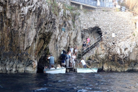 De Capri : visite de la Grotte bleue et visite de Capri et Anacapri