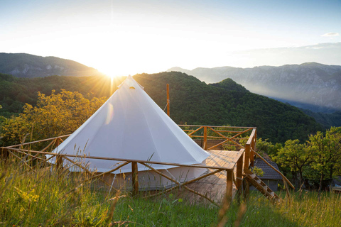 #1 Unforgettable Christchurch Glamping Accommodation 4 Person Glamping Tent