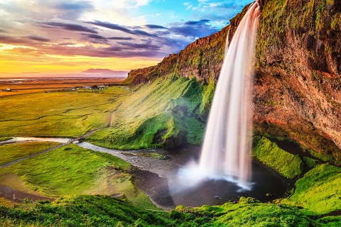Iceland: Full-Day South Coast, Black Beach & Waterfalls Tour Group Tour with Hotel Pickup and Drop-Off