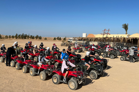 Hurghada: Safari en quad y buggy con cena y espectáculo