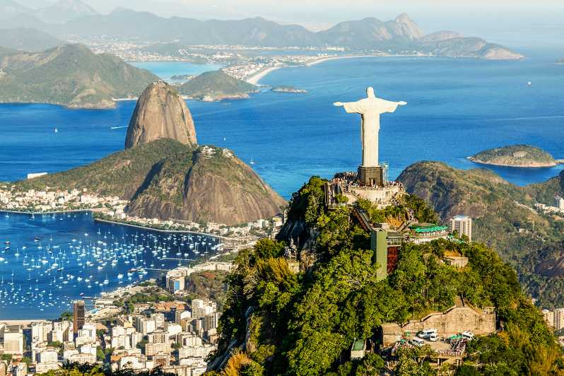 Rio : Christ Rédempteur, Pain de Sucre, escalier Sélaron et déjeuner barbecue