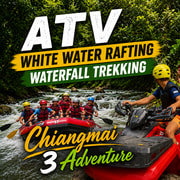 Chiang Mai ATV & White Water Rafting & Trekking to Waterfall