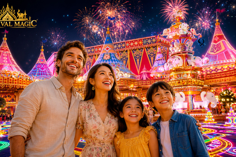 Khao Lak: Phuket Carnival Magic Show with Buffet & Transfer Show with Buffet Dinner, Transfer & Royal Seat