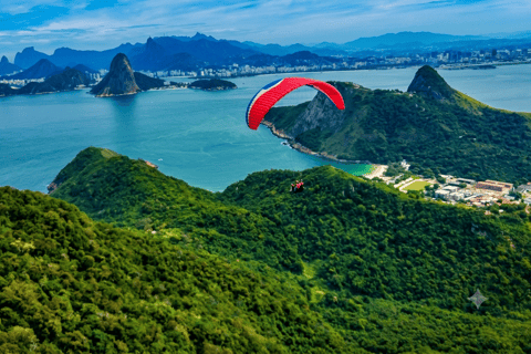 Rio de Janeiro: Paragliding over the full landscape of Rio - photos/video included