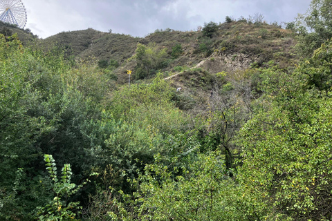 Tbilisi: Heerlijk spoor over de stad