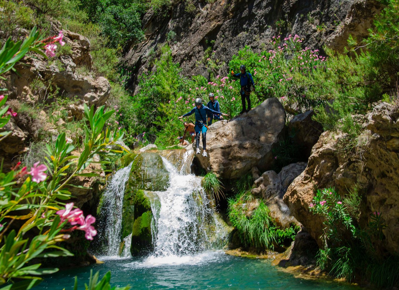 Fra Granada: Rio Verde Canyoning Tour med frokost