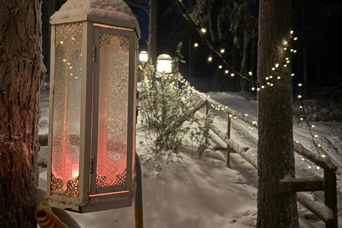 Private Traditional Sauna, Ice Dip and Dinner in the Wild