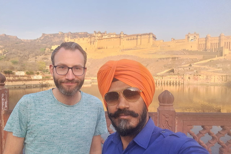 From Delhi: Private Full-Day Royal Jaipur City Tour by Car Private Tour with Car, Driver and Tour Guide Only