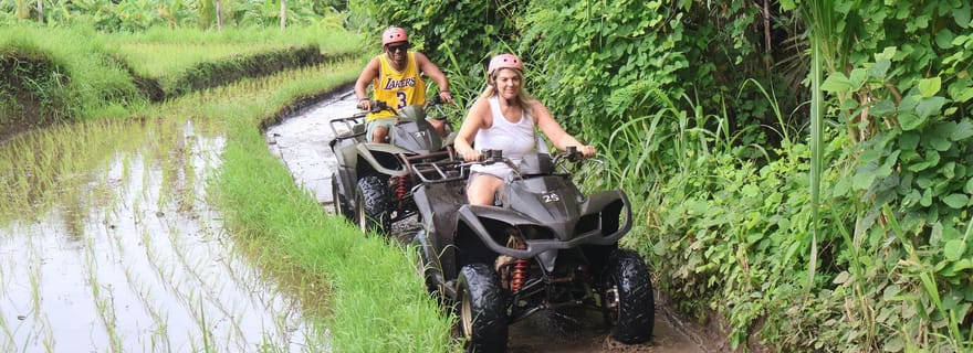 Ubud : excursion en quad dans la jungle avec déjeuner et transfert
