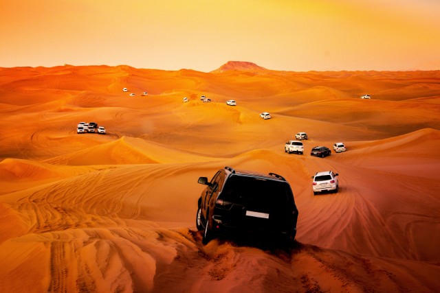 Visit Dubai Desert Adventure, Dune Ride, Camel Ride, BBQ, & Shows in Dehradun