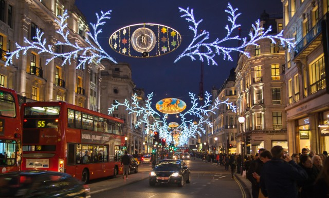 Visit London Christmas Lights Tour by Heritage Bus in London, UK