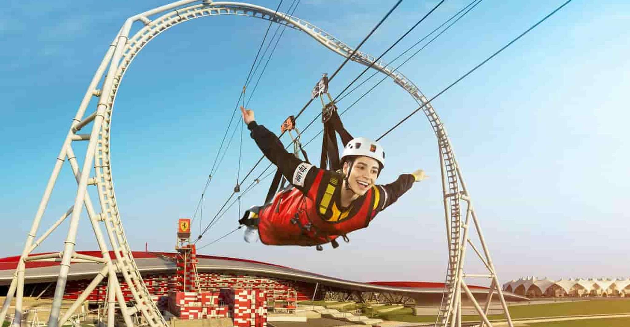 Van Dubai , Abu Dhabi FullDay reis met Ferrari World Entry - Hizvo