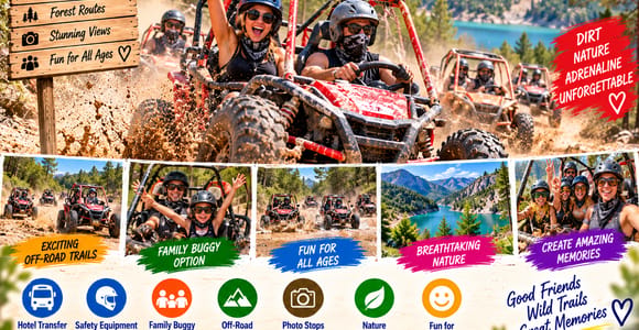 Alanya,Belek&Side:Buggy Safari Tour with Family Buggy Option