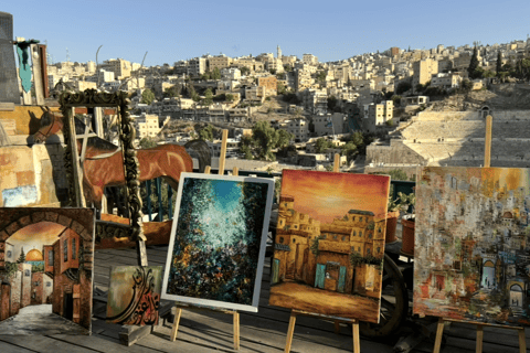 Amman: Walking Tour with Citadel, Art Trail, & Souks