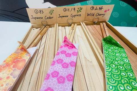 Osaka Castle Area Chopstick-Making Workshop with Souvenir