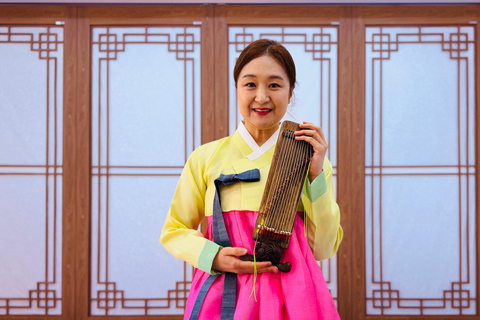 Seoul: Mini Gayageum Workshop with Bukchon Views Premium : DIY Mini Gayageum + Authentic Master Lesson