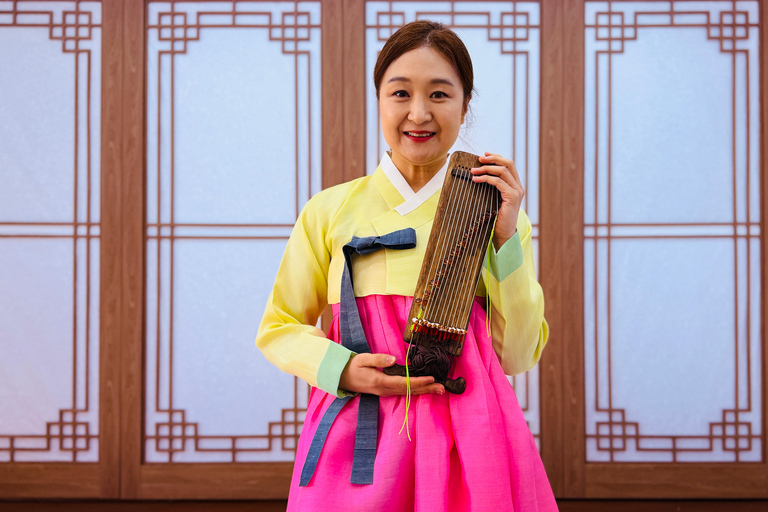 Seoul: Mini Gayageum Workshop with Bukchon Views Premium : DIY Mini Gayageum + Authentic Master Lesson