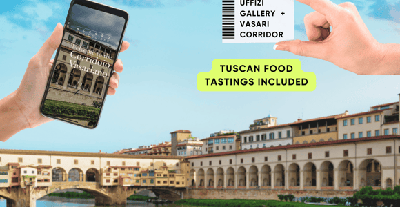 Florence: Uffizi and Vasari Corridor Timed Ticket & AudioApp