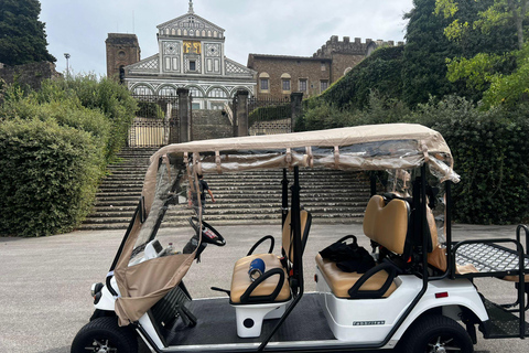 Golf cart tour of the hills of Florence and Piazza Michelangelo