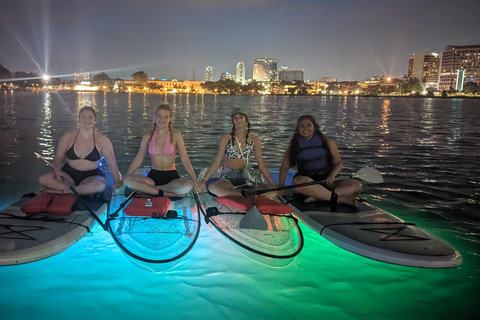 Orlando : Visite nocturne en kayak ou en paddleboard à diodes électroluminescentes