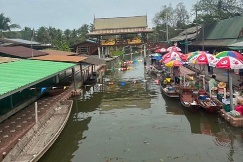 From Bangkok: Floating Market & Railway Market Day Trip