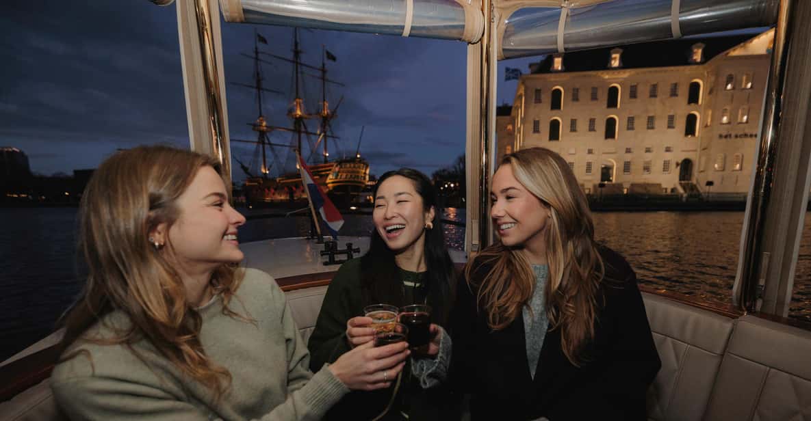 Afbeelding 5 van Amsterdam: klassieke saloonboottocht met kaas en wijn