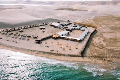 Doha: Übernachtung im Wüstencamping mit BBQ-Abendessen und FrühstückDoha: Private Übernachtung auf dem Wüstencampingplatz