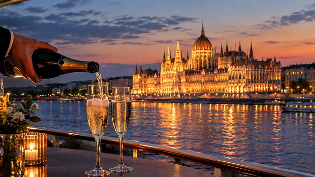 Budapest Evening Cruise with Unlimited Prosecco, Wine &amp; Beer