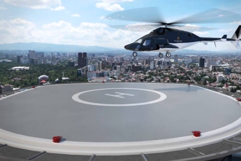 Excursión privada en helicóptero por Ciudad de MéxicoEC 130 Heli - Hasta 6 personas