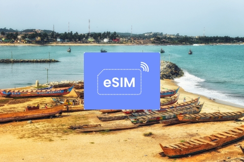 Accra: Ghana eSIM Roaming mobiel data-abonnement10 GB/30 dagen: alleen Ghana