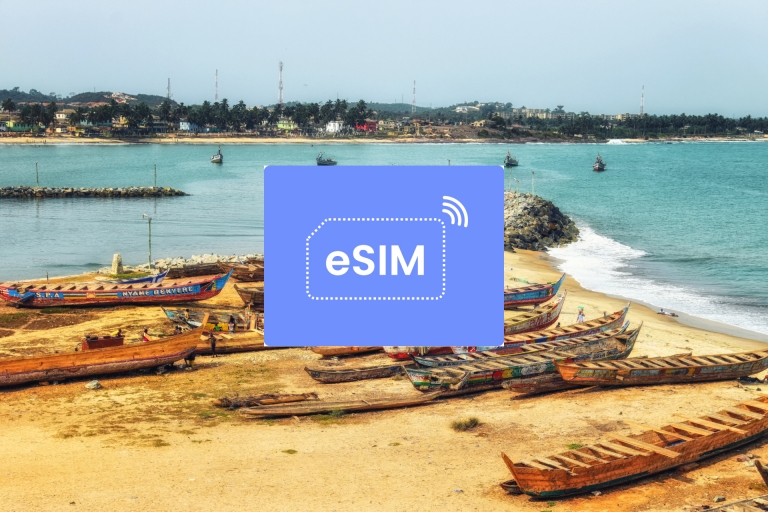 Accra: Ghana eSIM Roaming Mobile Data Plan 20 GB/ 30 Days: Ghana only