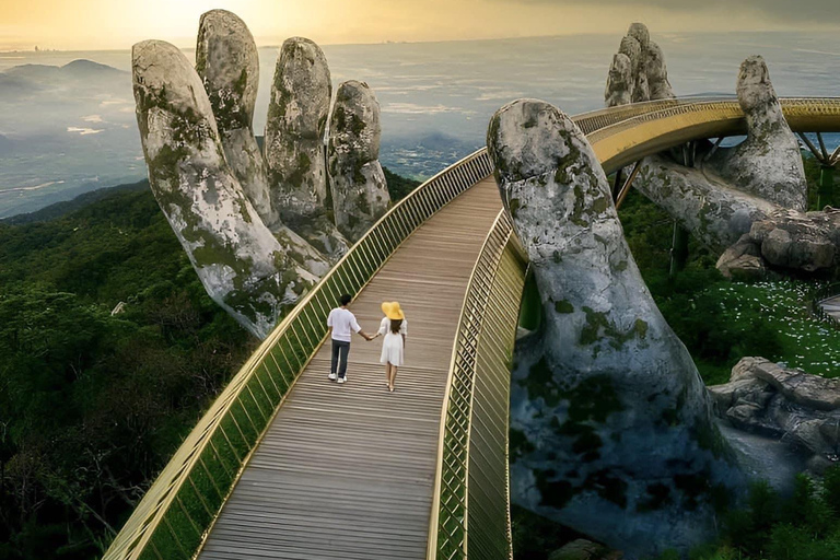 Hoi An: Private Car to Golden Bridge- Lady Buddha- Marble MT