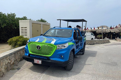 Aruba : Piscine naturelle, grottes et aventure en jeep sur la plage de Baby Beach